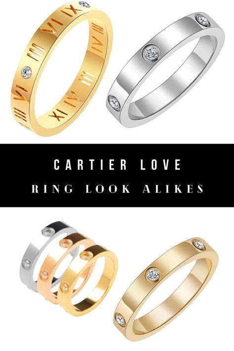 best amazon cartier love dupe|cartier look alike ring.